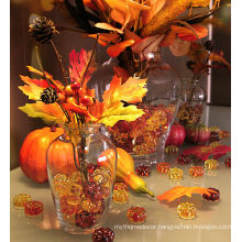 decorative pumpkin acrylic stone vase filler